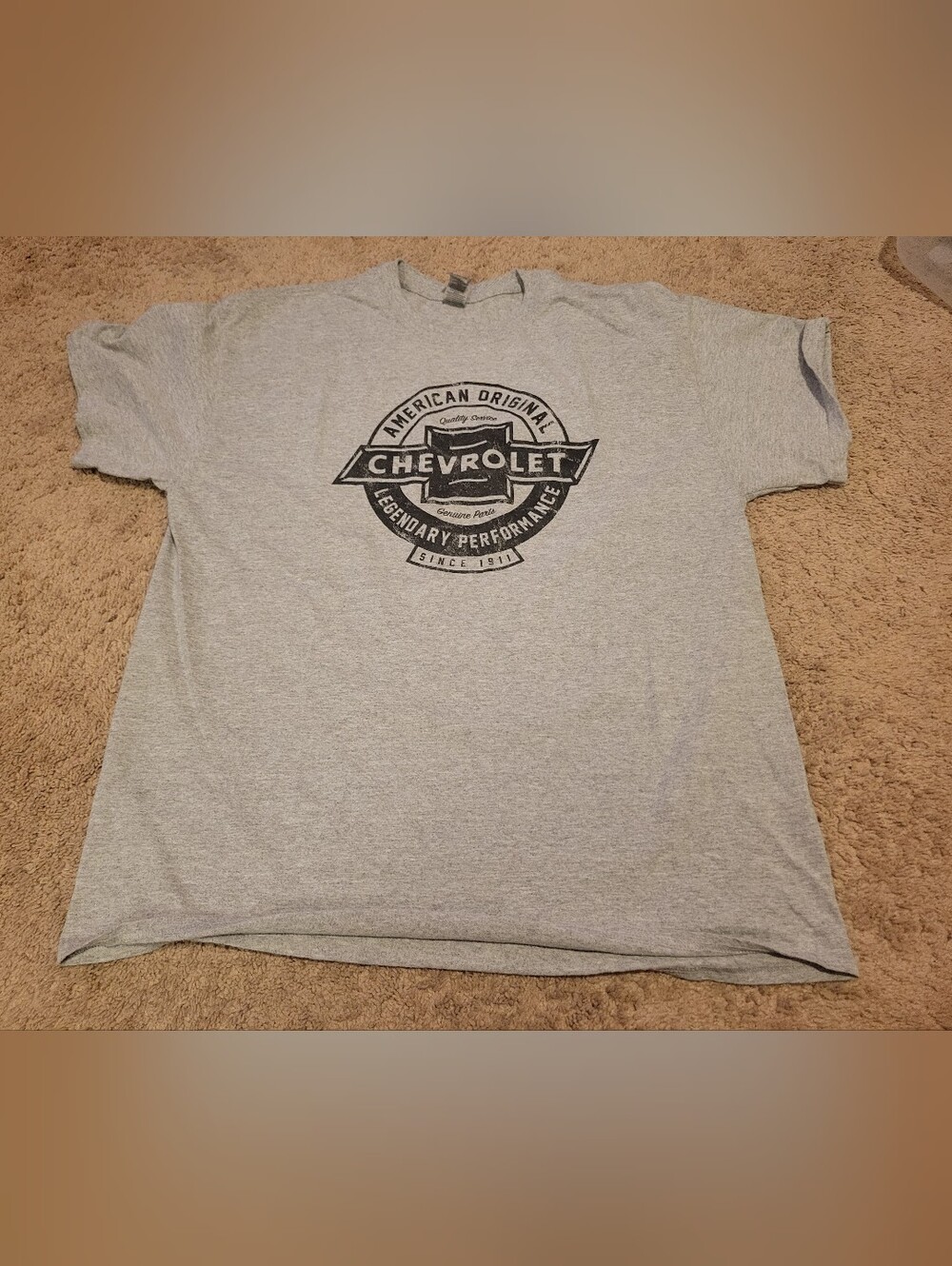 Chevrolet American Original Legendary Performance Short Sleeve Shirt, Size XL